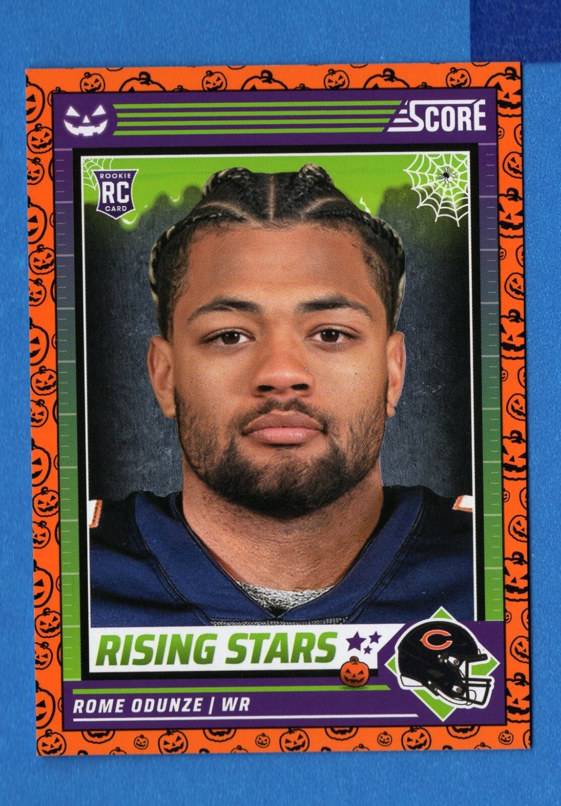 2024 Score-A-Treat Rising Stars Orange Pumpkin #44 Rome Odunze - Bears - Rookie