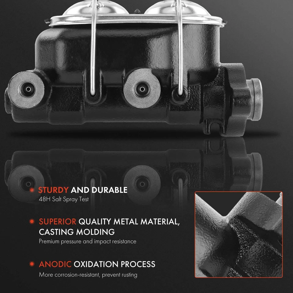 Brake Master Cylinder with Reservoir for Chevrolet Corvette 1977-1982 18002064 - Image 2 of 4