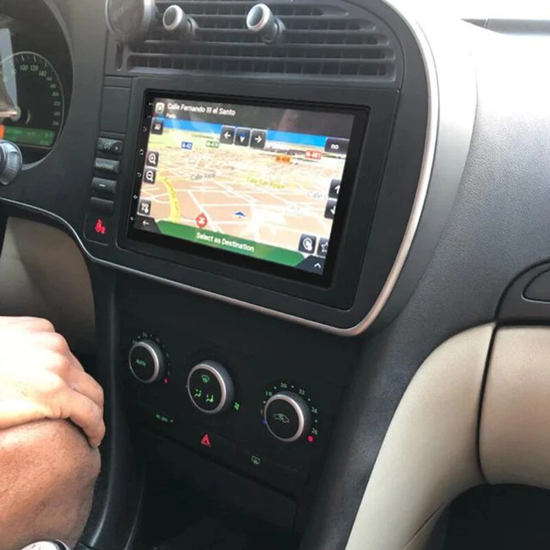 Unidad principal de radio estéreo GPS Carplay Android Auto 2+32 GB 7"" para 07-11 Saab 9-3 93 Foto 3 de 4