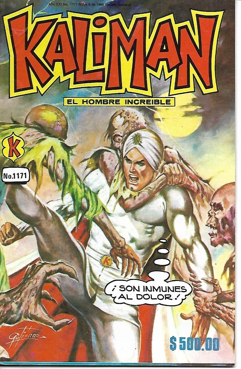 Kaliman El Hombre Increible #1171 - Mayo 6, 1988 - Mexico