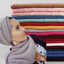 Women's Premium Viscose Maxi Crinkle Cloud Hijab Scarf Shawl Islam Muslim Wraps