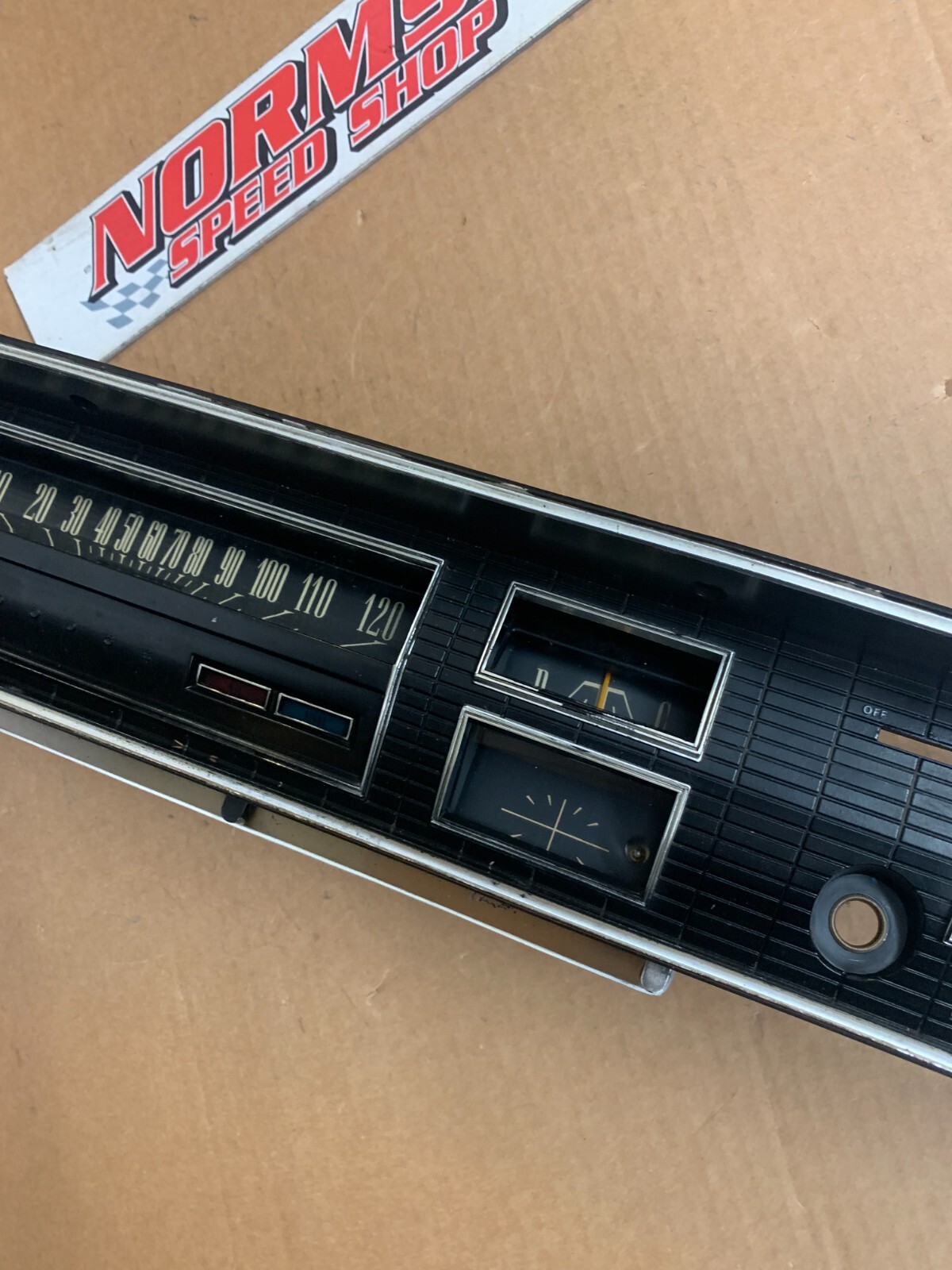 1966 1967 DODGE 2580801 INSTRUMENT CLUSTER ASSEMBLY GAUGES