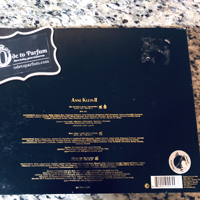 ANNE KLEIN II Eau de Parfum Gift Set EDP 3.4 Oz + Lotion + Shower