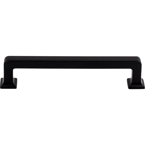Top Knob Ascendra 5-1/16" TK704BLK Centers Zinc Bar Pull in Flat Black - Picture 2 of 4