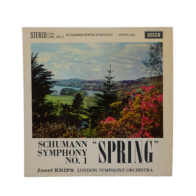 Schumann - Symphony No. 1 - Krips - Decca SWL 8013 10'' LP EX/EX