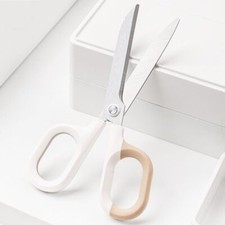 Multipurpose Office Craft Scissors for DIY Art and Craft,Comfort-Grip White