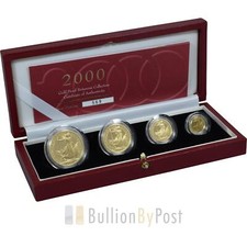 2000 Proof Gold Britannia 4 Coin Set Boxed