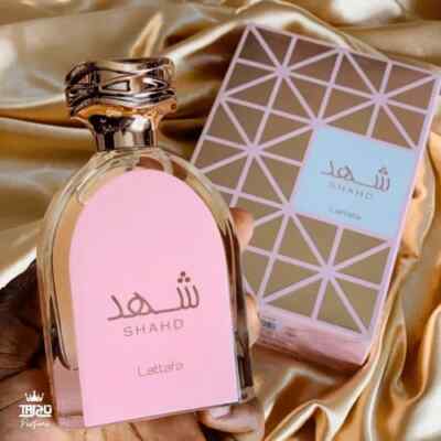 Lattafa Shahad Perfume 100ML Unisex Jasmine, Bulgarian Rose And
