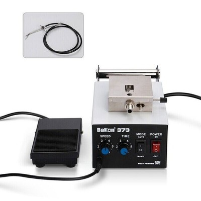 220V Full Automatic Tin Machine Solder Wire Feeder Soldering Iron Welding Table