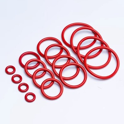 Silikon O-Ringe Dichtringe Dichtung Schnurstärke 3.5mm Außen 10-250mm Rot Oring