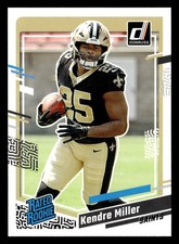 Kendre Miller 2023 Donruss RATED ROOKIE #375 New Orleans Saints FOOTBALL *093