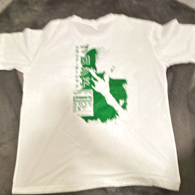 frank ocean blond Herren T-Shirt Gr L weiß/grün Rundhals Kurzarm Grafik Logo