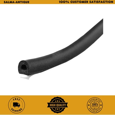 M-D 01025 17' Black EPDM Rubber Auto Marine Weatherseal Strip All-Climate