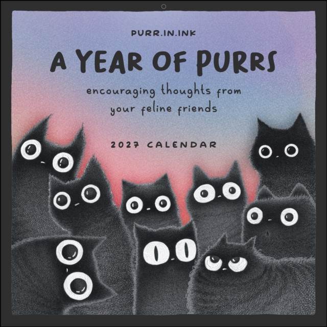 A Year of Purrs Calendar 2027, Wall Calendars, Month To View, Cats, Gift - Image 5