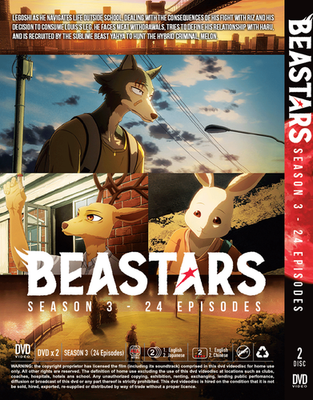 ANIME~DVD BEASTARS SEASON 3 VOL.1-24 END *ENGLISH VERSION* REGION