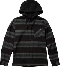 Salty Crew Men's Outback Hooded Button up Flannel Casual Long Sleeve Size XXL