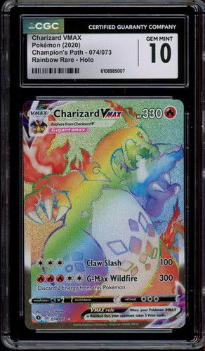 Charizard VMAX graded CGC 10 for sale on eBay