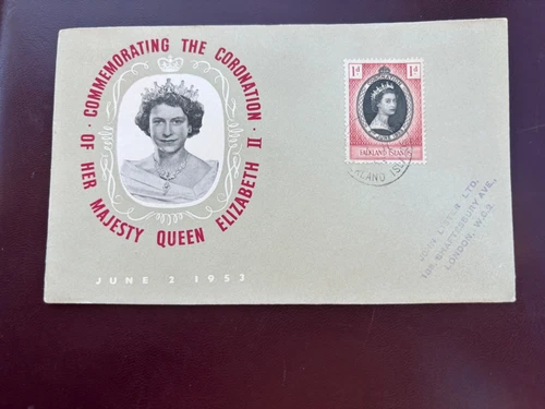 Falkland Islands 1953 Queen Elizabeth II Coronation Illustrated