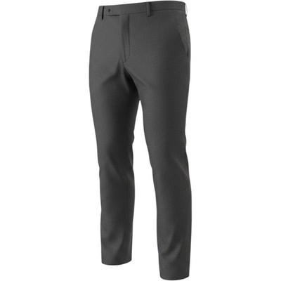 Ermenegildo Zegna Dress Pants Mens 37x30 Charcoal Grey Wool Flat Front EUC