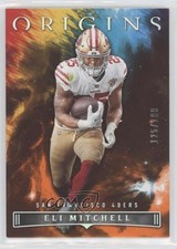 2022 Panini Origins Orange 125/199 Elijah Mitchell Eli Mitchell #77 g7s