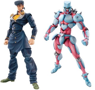 F JoJo's Bizarre Adventure Super Action Statue Figure Higashikata Crazy S.A.S