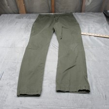 Carhartt Pants Mens Green 34x30 Green Relaxed Fit Carpenter Utility Heavy B324