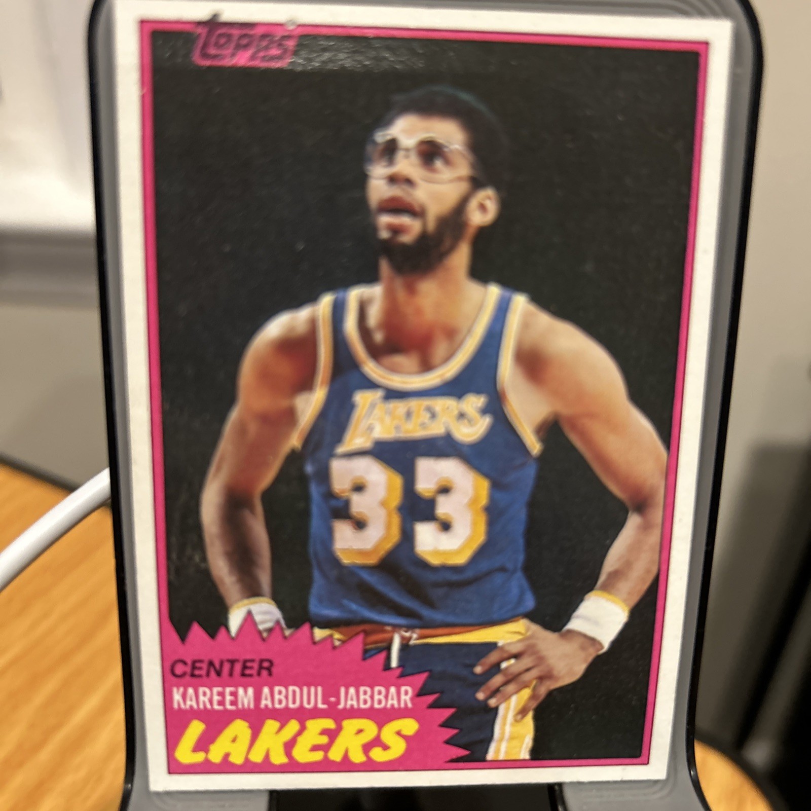 1981-82 Topps #20 Kareem Abdul-Jabbar HOF LOS Angeles Lakers All Time