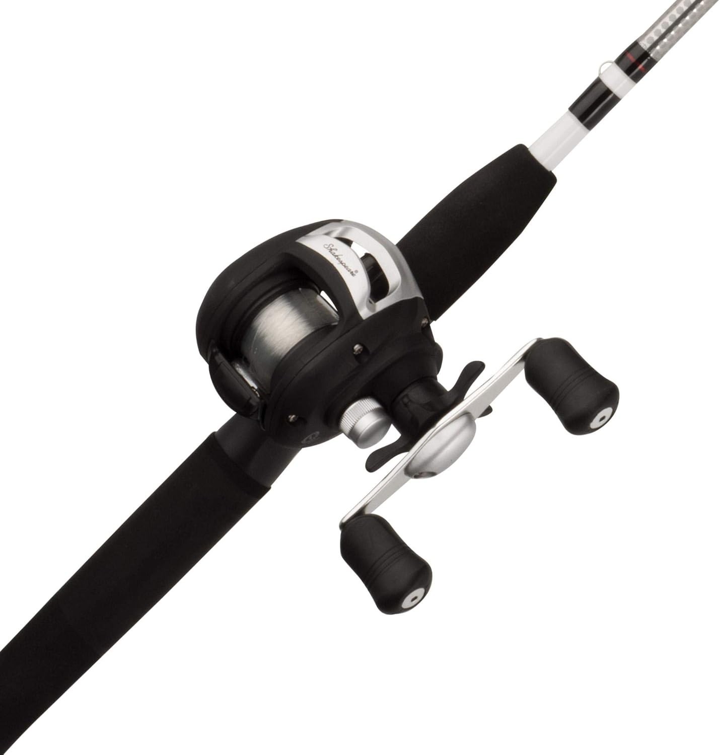 Alpha Medium 6' Low Profile Fishing Rod & Bait Cast Reel Com