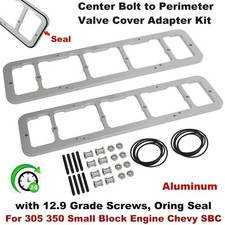 Center Bolt To Perimeter Valve Cover Adapter For 305 350 Engine Chevy Sbc