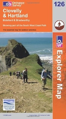 Clovelly and Hartland (Explorer Maps): Sheet 126 ( by Ordnance Survey 0319236978