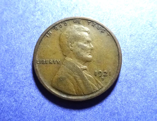 1921-S Lincoln Cent  Ch. Fine