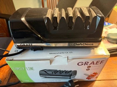 GRAEF CX125 - Elektrischer Messerschärfer, 3 Stufen OVP / Wie neu
