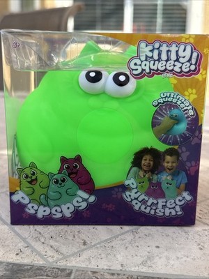 Kitty Squeeze Green PPNC Five Below Viral Squishy Sensory/Stress Relief Toy NIB