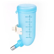YES4PETS 500ml Dog Cat Hamster Rabbit Water Bottle Hanging Drinking Dispenser Fe