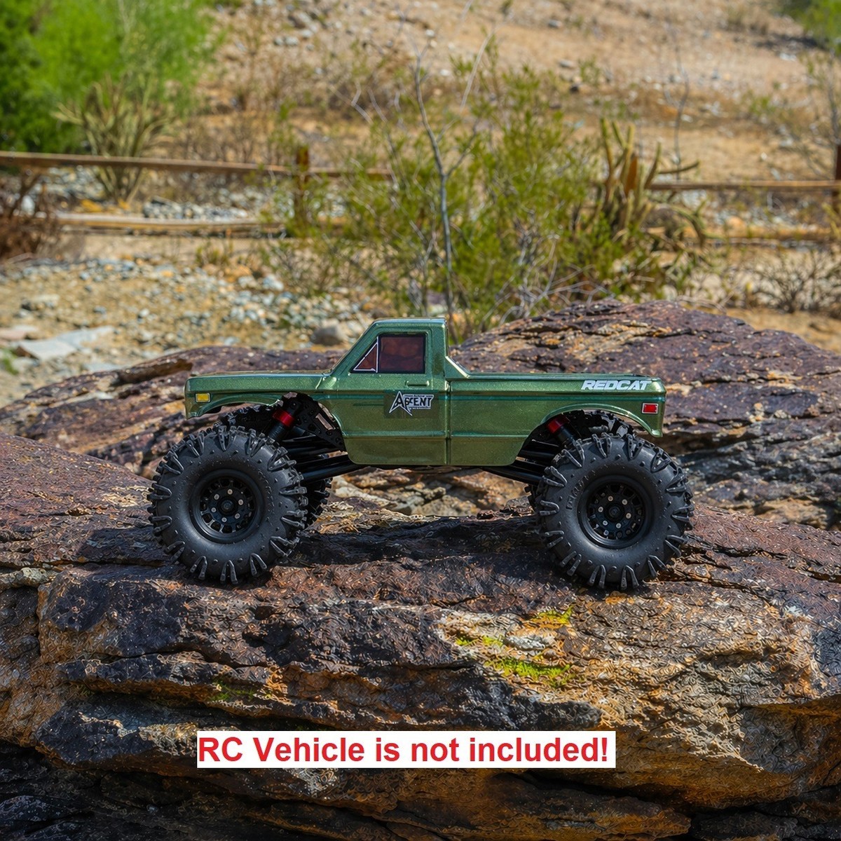 Redcat Racing Ascent 18 Crawler Body Green 1/18 Scale RC Truck