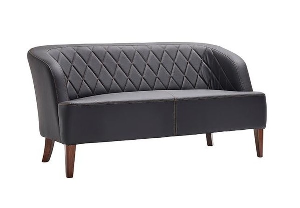 Textil 2 Sitzer Sofa Leder Polster Sofas Design Luxus BüRomöBel-image