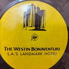 VASE or SOUVENIR DRINK GLASS:  THE WESTIN BONAVENTURE, "L.A.'S LANDMARK HOTEL" — photo 4
