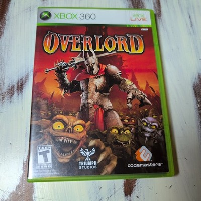 Overlord Microsoft Xbox 360 - With Manual - NO MAP - Good Condition 