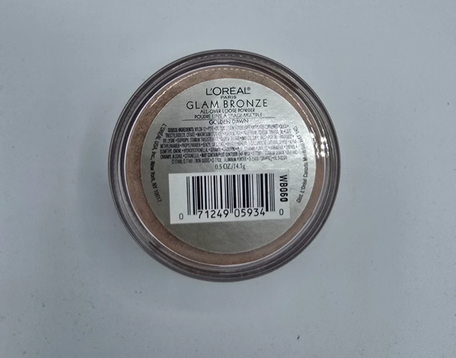 L'OREAL GLAM BRONZE ALL OVER LOOSE POWDER HIGHLIGHTER - Golden Dawn - Image 2 of 2