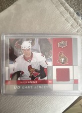 2009-10 Upper Deck - Game Jersey Series 1 Jason Spezza #GJ-JS (MEM)
