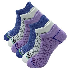 Anti-blister Thick Cushioned Wicking Odor Resist Athletic Casual Ankle Socks ..