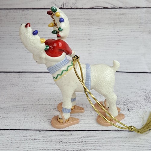 Lenox 2007 Annual Marcel Moose Ornament "Merry Mooseshoes" Schneeschuhe mit Box - Bild 7 von 19