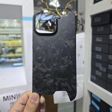 Genuine for iPhone 16 Pro Max 16 Pro Carbon Fiber Case Irregular Forged Cover