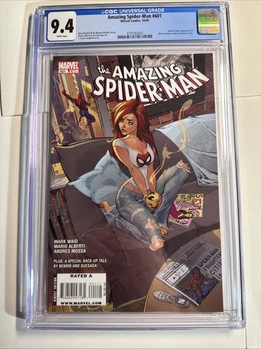 Marvel Comics Amazing Spider-Man #601 CGC 9.4 (2009) J. Scott Campbell cover