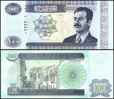 Iraq 100 Dinars, 2002 (AH1422), P-87, UNC