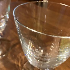 FLAWLESS Glass BACCARAT France Two VEGA Crystal COCKTAIL WATER WINE GOBLETS