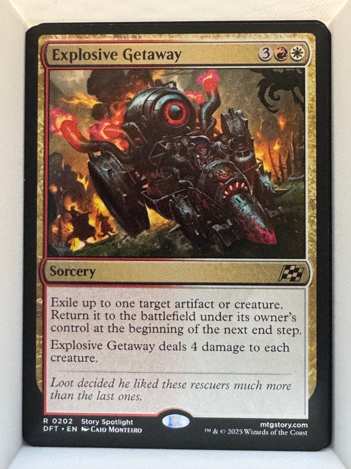 Explosive Getaway R Promo Pack: Aetherdrift 202 NM
