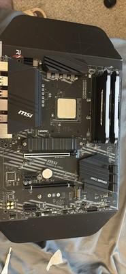 Ryzen 7 5700x , 32 gb ram corsair 3200 2 x 16, MSI B550 - A Pro. 