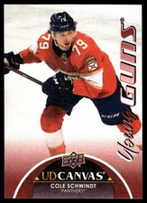 2021-22 Upper Deck UD Canvas YG Cole Schwindt Rookie Florida Panthers #C387
