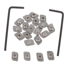  20 PCS Window Security Bars Safety Locks Sliding Limiter Parts Replacement